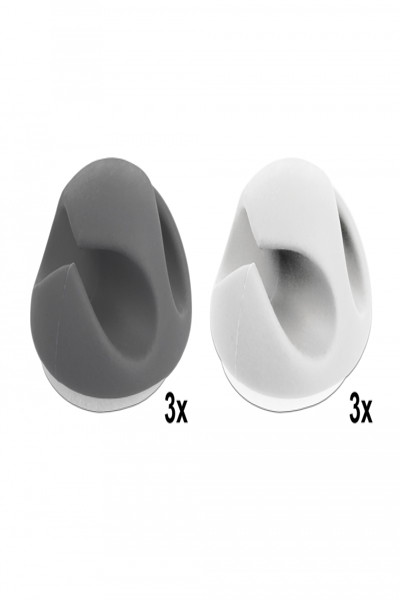 Delock med 2 genomföringar - Kabelhållarsats - 18295