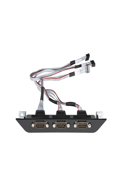 Shuttle PCM31 - Triple COM port (RS232) expansion module for XH Slim-PC series - Black - Silver - 3 x COM - China - Compatible with the Shuttle Slim-PC Barebones XH310(R) and XH610 (not compatible with XH310V,... - POI-PCM31
