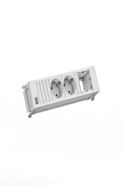 Bachmann POWER FRAME 2xCEE7/3 1xCM Blanc