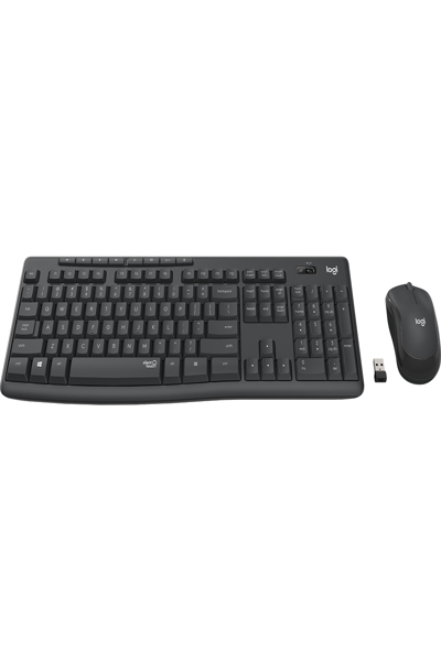 Logitech MK295 Silent Wireless Combo - Full-size (100%) - Wireless - RF Wireless - AZERTY - Graphite - Mouse included - 920-009803