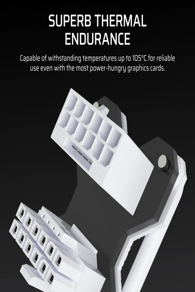 Corsair 12V-2x6 GPU Power Adapter White Style A