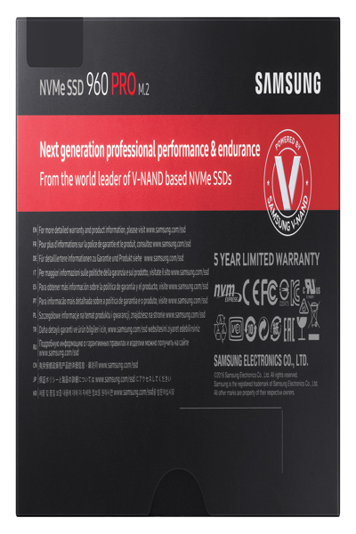 Samsung 960 PRO MZ-V6P512BW - Solid state drive