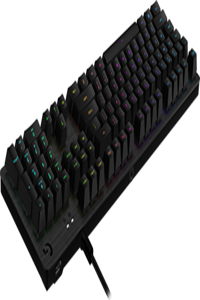 Logitech G G512 Carbon RGB Mechanical Gaming Keyboard - GX Blue (Clicky) - Wired - USB - Membrane - AZERTY - RGB LED - Carbon - 920-008940