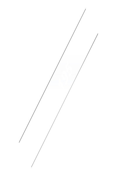 Brother TC195 - 9 mm x 7,7 m - blanc sur transparent