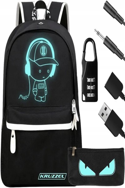 Sac à dos lumineux USB Extralink KRUZZEL