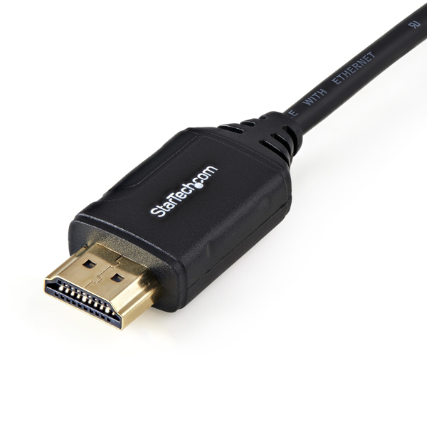 StarTech Premium High Speed HDMI Cable with Ethernet - 4K 60Hz - 0.5 m - 0.5 m - HDMI Type A (Standard) - HDMI Type A (Standard) - 3D - Black - HDMM50CMP