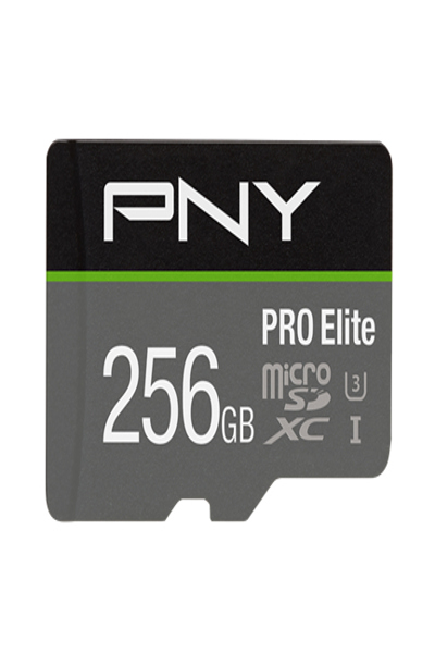 PNY PRO Elite - Flash memory card (microSDXC to SD adapter included) - P-SDU256V31100PRO-GE