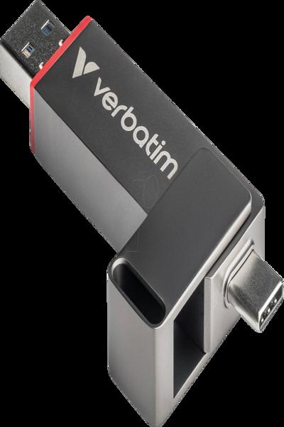 Verbatim USB 3.2 Stick Dual QuickStick - Memory-Stick - 128 GB - 32040