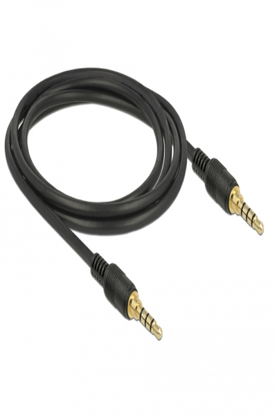 Delock 85598 - 3.5mm Male to 3.5mm Male Audio Cable - 2 m - Black - 85598