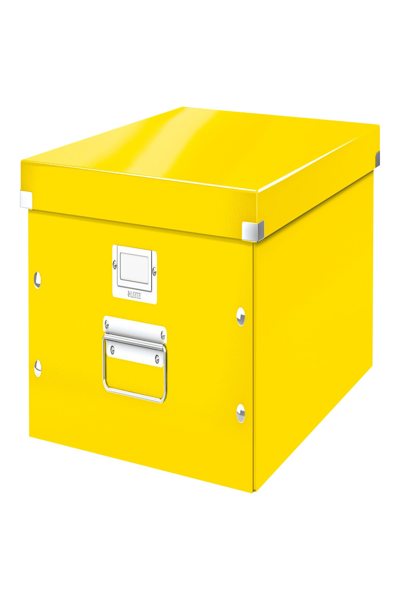 Esselte Leitz Ablagebox Click & Store WOW DIN A3 gelb Hartpappe mit PP-Folie Aufbau - 60450016