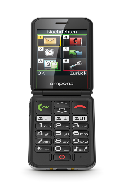 Emporia SIMPLICITY glam 4G - white - Cellphone - 7.1 cm - V227-4G_001
