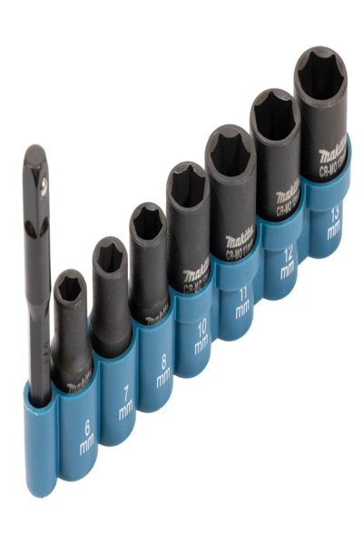 Makita E-12289 Jeu de clés à douille 1/4" 8 pièces