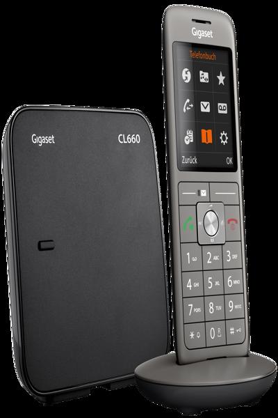 Gigaset CL 660 DECT Phone 400 Entries Anthracite/Black - S30852-H2804-B101