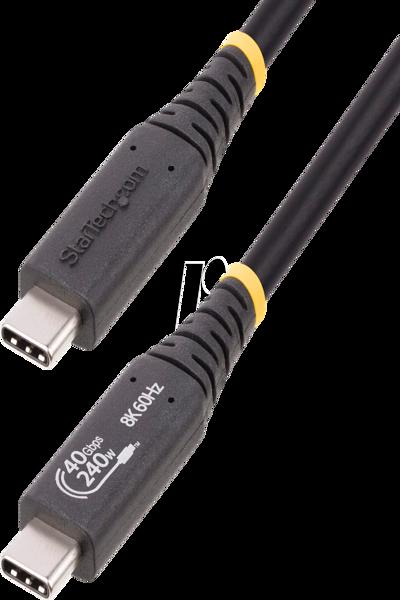 StarTech.com 0.5m USB4 Kabel 40 Gbps - 50C-40G-USB4-CABLE