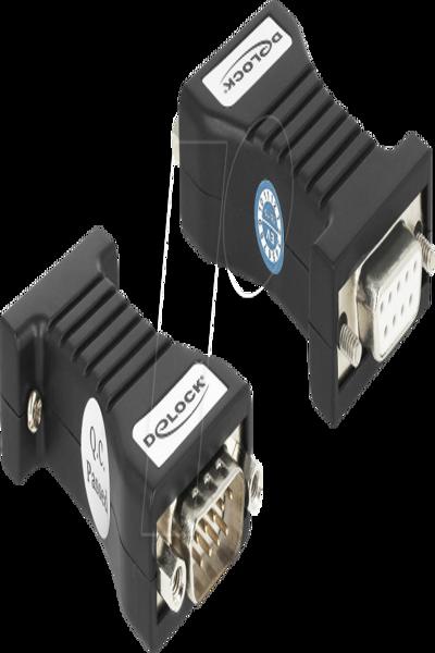 Delock 64315 - Isolator RS-232 Buchse> Stecker 3 kV ESD - 64315