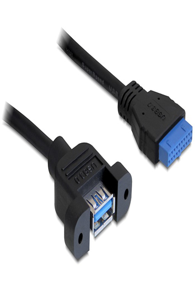 Delock USB 3.0 Pin Header - USB internal to external cable - 83118