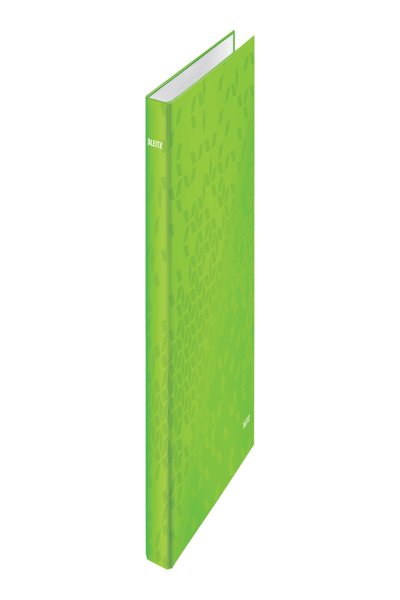 Esselte Leitz Ringbuch Wow DIN A4+ Hartpappe grÃ¼n 2 D-Ring-MechanikÃœberbreite - A4