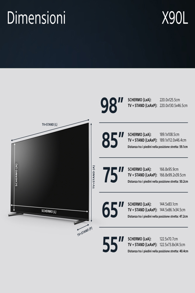 Sony XR-75X90L Téléviseur 75 pouces 4K - XR75X90LAEP