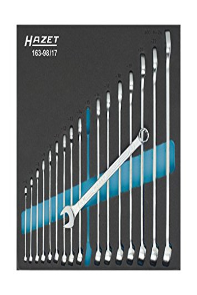 HAZET 163-98/17 Ensemble de 17 pièces en acier inoxydable