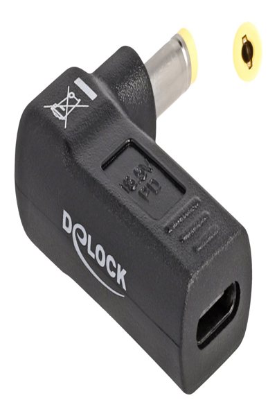 Delock Power adapter - 24 pin USB-C (F) to DC jack 4.8 x 1.7 mm (M) - 60006