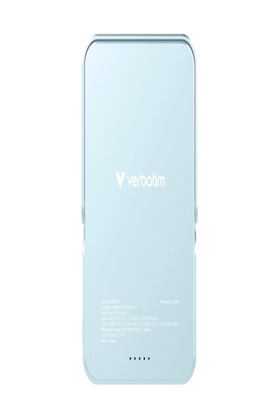 Verbatim Power Bank mit StandfuÃƒÅ¸ mag.wireless 10000mA blau 32266 - Charger - Lithium-Polymer - 32266