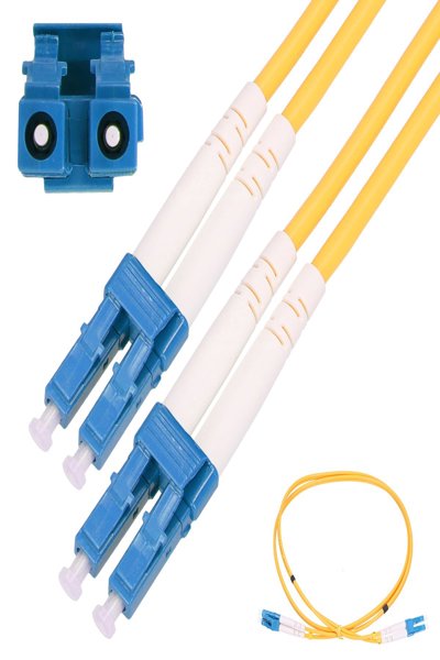 Cordon de raccordement duplex monomode Extralink LC/UPC-LC/UPC 5 m
