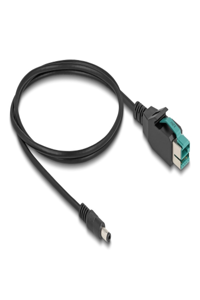 Delock PoweredUSB cable - USB PlusPower (12 V) (M) to DC jack 5.5 x 2.5 mm (M) - 80497