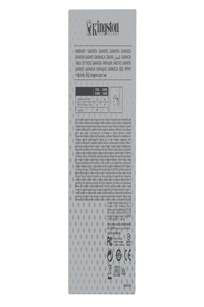 Kingston IronKey 8GB Basic S1000 Encrypted USB 3.0 FIPS 140-2 Level 3 - 8 GB - USB Type-A - 3.2 Gen 1 (3.1 Gen 1) - 180 MB/s - Cap - Silver - IKS1000B/8GB