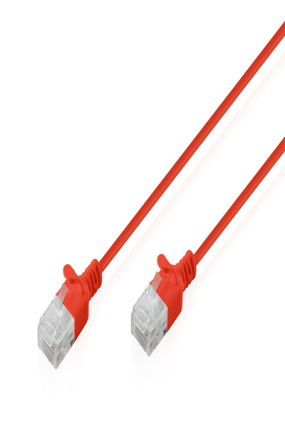 DIGITUS Cat 6 U-UTP Slim Patch Cable - Cable - Network - DK-1618-003S-R