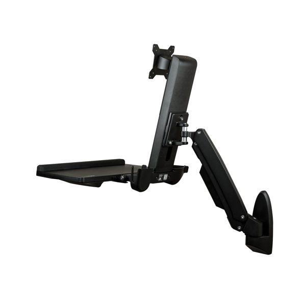StarTech Wall-Mounted Sit-Stand Desk Single Monitor - WALLSTS1