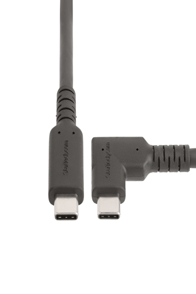 StarTech.com 2m robust rätvinklig USB-C-kabel - RUSB315CC2MBR
