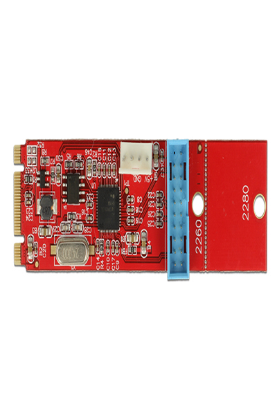 Delock Converter M.2 Key B+M male > 1 x USB 3.0 Pin Header - 62842