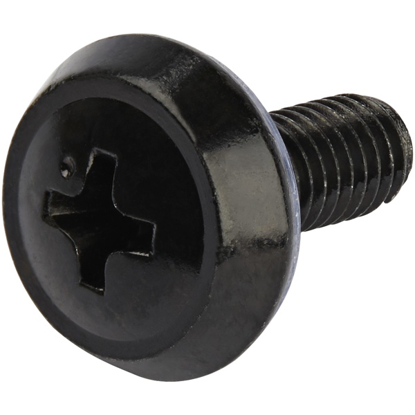 10-32 Server Rack Screws Nuts 50 Pack Black - CABSCREW1032