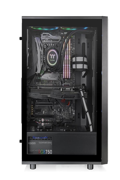 Thermaltake Versa J25 TG RGB Midi Tower PC Case - CA-1L8-00M1WN-01