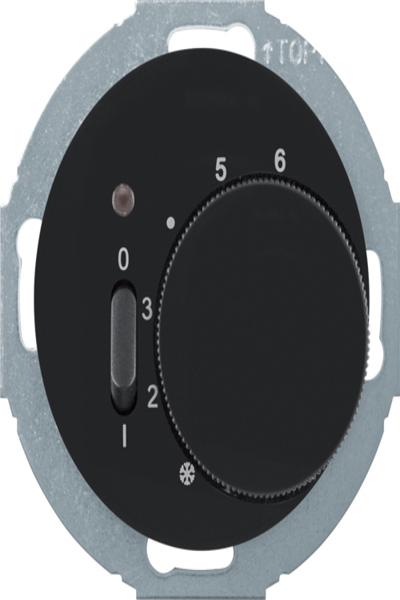 Berker 20302035 Thermostat d'ambiance R.Classic Noir