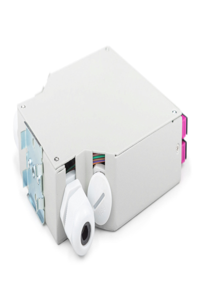 DIGITUS Fiber optic DIN rail box, MM-OM4, assembled, with SC adapter and pigtail - DN-963850-4