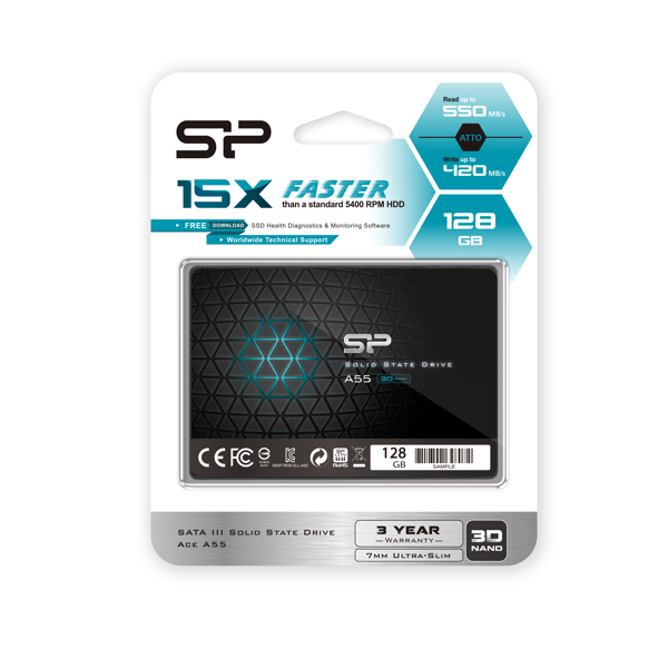 Silicon Power A55 - SSD 128 GB - SP128GBSS3A55S25