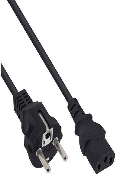 INLINE 45PCS POWER CABLE CEE 7/7 IEC C13 1M