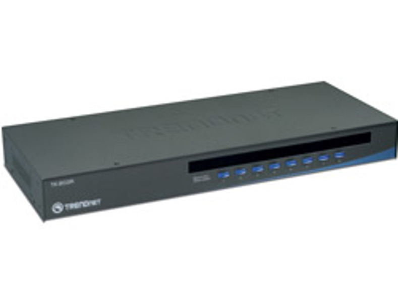 TRENDnet TK-803R 8-Port USB/PS/2 Rack Mount KVM Switch - TK-803R