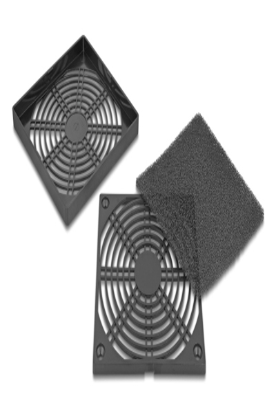 Delock Fan Grille with Dust Filter 120 x mm Black - 67313