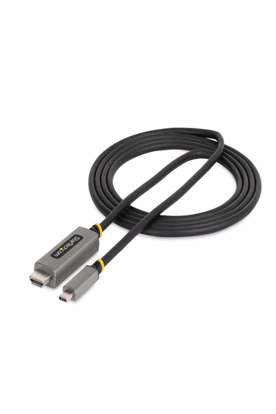 StarTech.com 6ft (2m) USB-C to HDMI Adapter Cable, 8K 60Hz, 4K 144Hz, HDR10, USB Type-C to HDMI 2.1 Video Converter Cable, USB-C DP Alt Mode/USB4/Thunderbolt 3/4 Compatible - 135B-USBC-HDMI212M