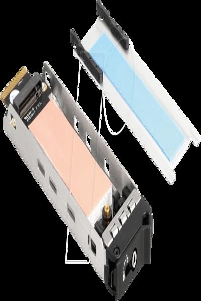 Delock Hårddiskhållare - M.2 NVMe-kort - 47037