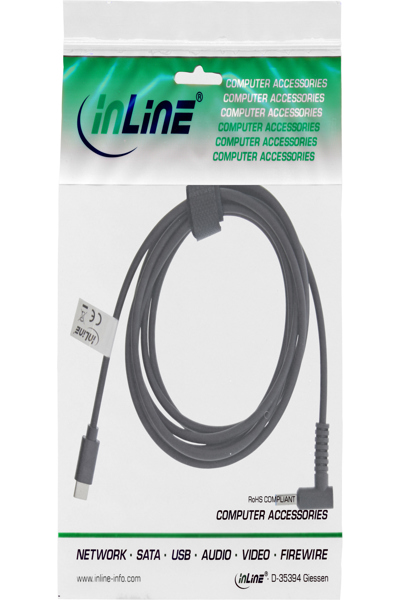 InLine USB-C to HP Notebook (round/small) charging cable - 2m - 26674