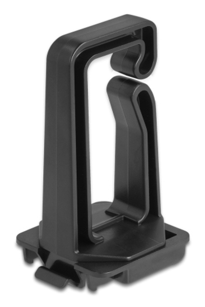 Delock KabelbÃƒÂ¼gel 70 x 24 mm mit Montageplatte zur Hutschienenbefestigung - 90769