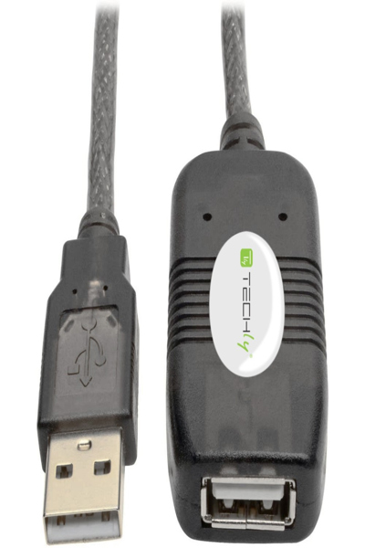 Techly USB Extension Cable USB Female to USB Male - IUSB-REP10TY