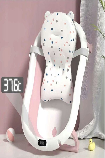 Baignoire rose pour enfants Extralink avec LED Thermomètre