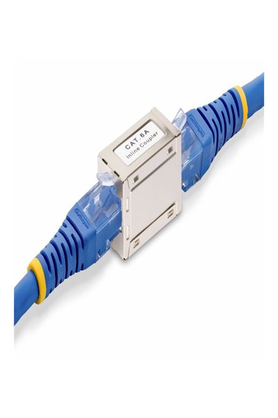 StarTech.com Skärmad RJ45-koppling, Inline Cat6a-koppling, F/F - IN-CAT6A-COUPLER-S1