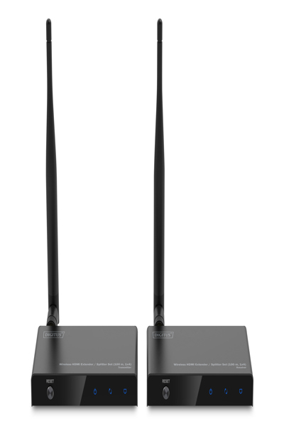 DIGITUS Trådlös HDMI-förlängare / Splittersats (100 m, 1x4) - DS-55346
