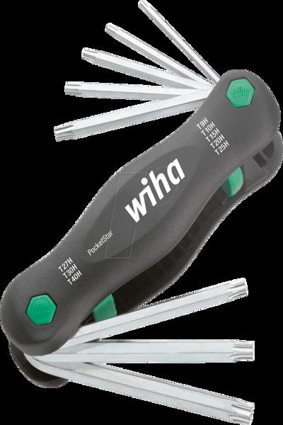 Wiha SB363TRP8 Pocketstar multitool, pilon 6 bords, 8 pièces