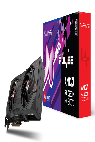 Sapphire Pulse Radeon RX 9070 AMD 16 Go GDDR6 - Carte graphique - 16 384 Mo